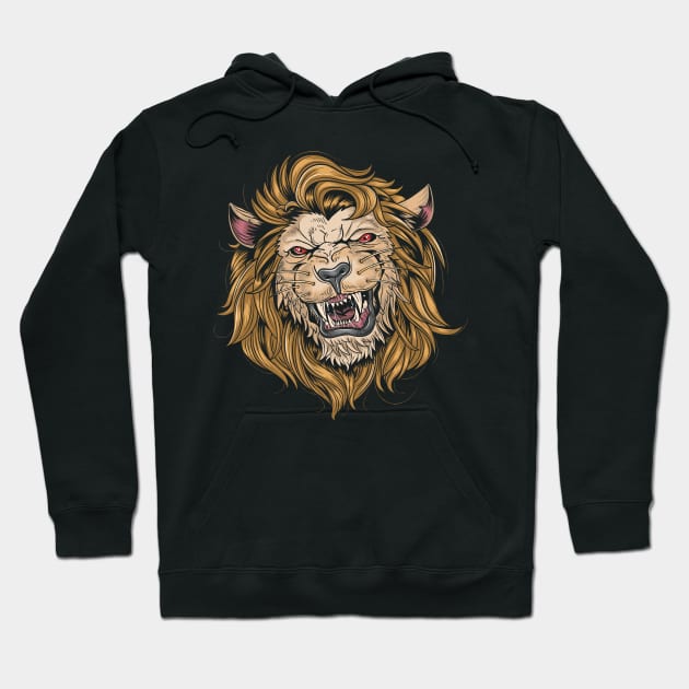 Wild Lion King ! Hoodie by Corgi World